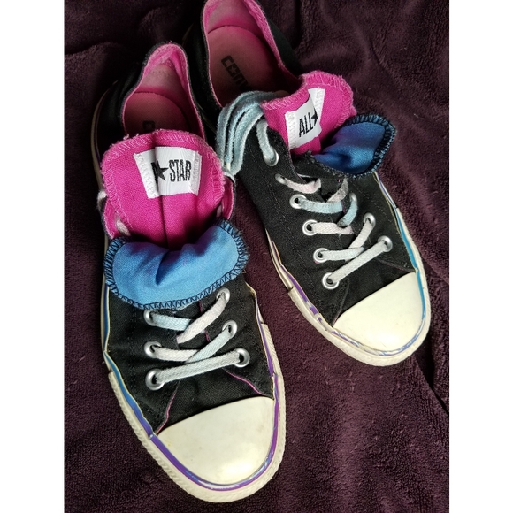 Converse All Star double tongue size 8 - Picture 2 of 4